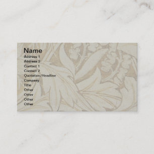 William Morris Bluebell Tapestry Botanical Classic Business Card