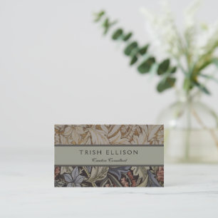 William Morris Bluebell Tapestry Botanical Classic Business Card