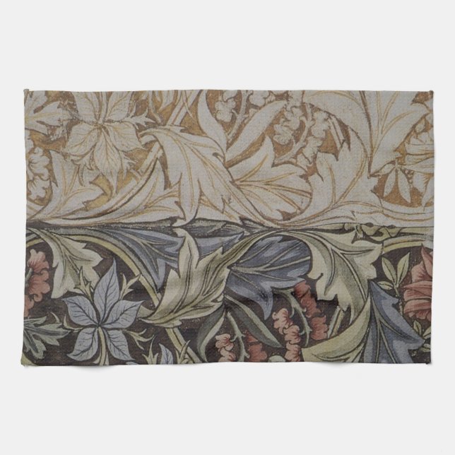 William Morris Bluebell Tapestry Botanical Classic Kitchen Towel (Horizontal)