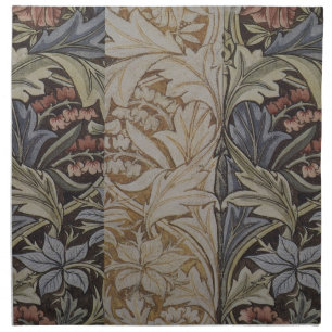 William Morris Bluebell Tapestry Design Cloth Napkin
