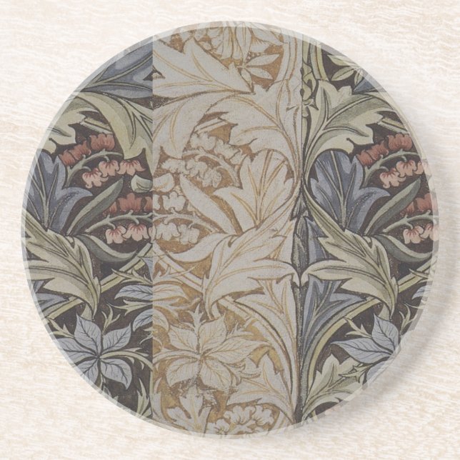 William Morris Bluebell Tapestry Design Coaster (Front)