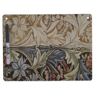 William Morris Bluebell Tapestry Design Dry Erase Board With Keychain Holder
