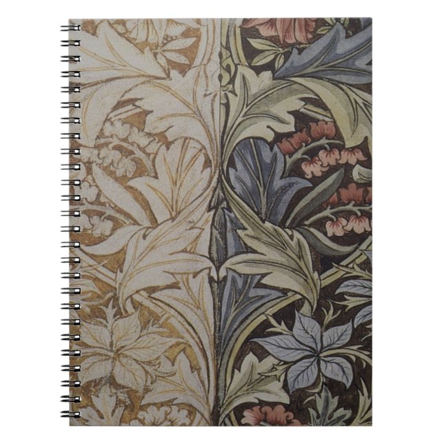 William Morris Bluebell Tapestry Design Notebook (Front)