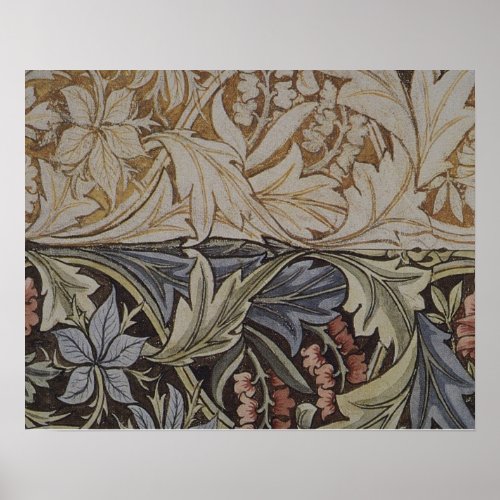 William Morris Bluebell Tapestry  Poster