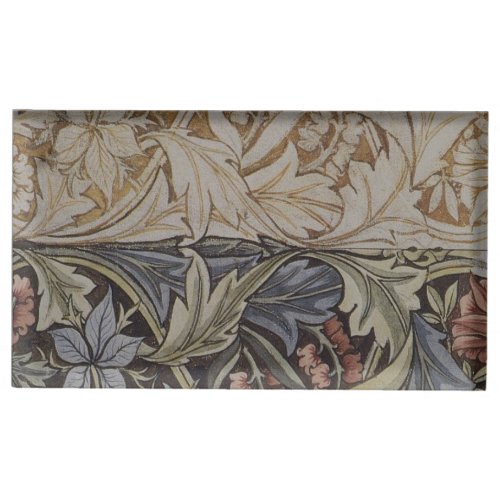 William Morris Bluebell Tapestry  Table Number Holder