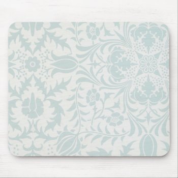 William Morris Borage Ceiling Paper In Blue Mouse Pad by wmorrispatterns at Zazzle