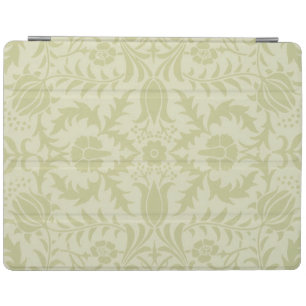 William Morris Borage vintage soft green damask iPad Smart Cover