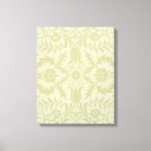 William Morris Borage Wedding Soft Green Canvas Print