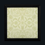 William Morris Borage Wedding Soft Green Jewelry Box<br><div class="desc">This beautiful antique pattern is based on the William Morris Borage wallpaper design from the mid 1800s. A lovely pattern for soft and beautiful gifts,  traditional weddings and celebrations,  it's subtle and gorgeous.</div>