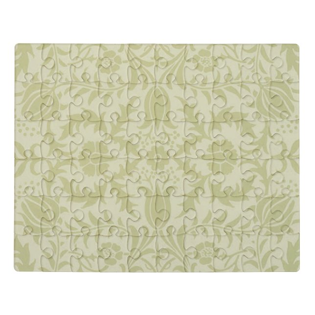 William Morris Borage Wedding Soft Green Jigsaw Puzzle (Puzzle Horizontal)