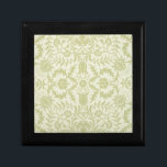 William Morris Borage Wedding Soft Green Keepsake Box<br><div class="desc">This beautiful antique pattern is based on the William Morris Borage wallpaper design from the mid 1800s. A lovely pattern for soft and beautiful gifts,  traditional weddings and celebrations,  it's subtle and gorgeous.</div>