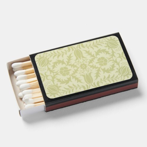 William Morris Borage Wedding Soft Green Matchboxes