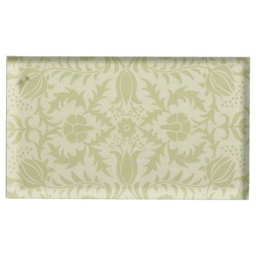 William Morris Borage Wedding Soft Green Place Card Holder