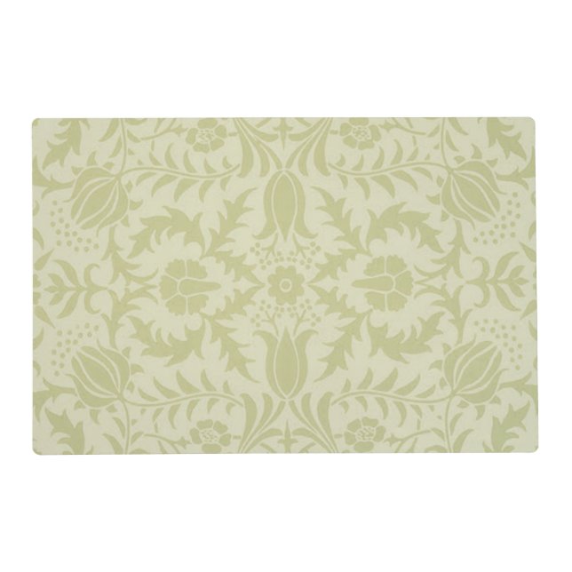 William Morris Borage Wedding Soft Green Placemat (Front)