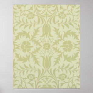 William Morris Borage Wedding Soft Green Poster