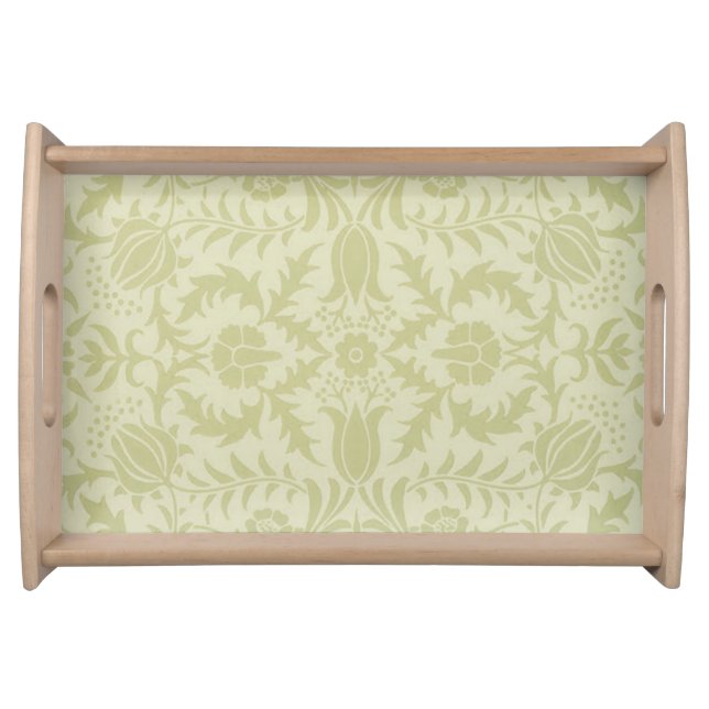 William Morris Borage Wedding Soft Green Serving Tray (Front)
