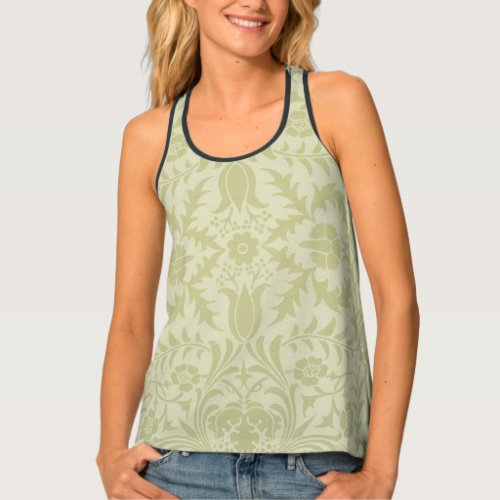 William Morris Borage Wedding Soft Green Tank Top