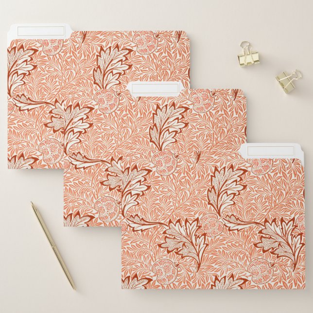 William Morris Botanical Apple Design File Folder (Set)