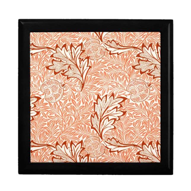 William Morris Botanical Apple Design Gift Box (Front)