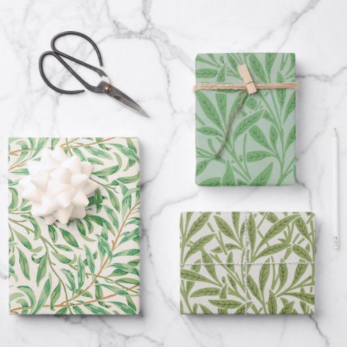 William Morris botanical bundle mix Wrapping Paper Sheets