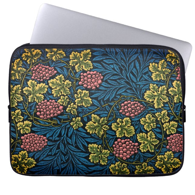 William Morris Botanical Laptop Sleeve (Front)