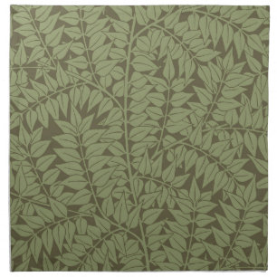 William Morris Branch Art Nouveau Classic Design Cloth Napkin