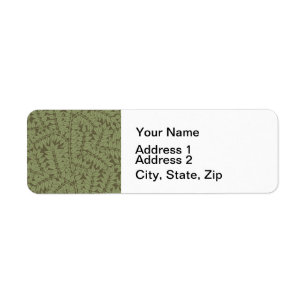William Morris Branch Art Nouveau Classic Design Label