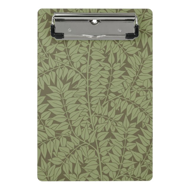 William Morris Branch Art Nouveau Classic Design Mini Clipboard (Front)