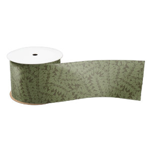 William Morris Branch Art Nouveau Classic Design Satin Ribbon