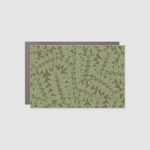 William Morris Branch Leaves Wallpaper Car Magnet