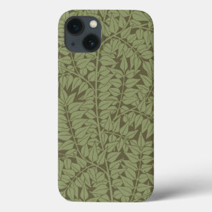 William Morris Branch Leaves Wallpaper iPhone 13 Case