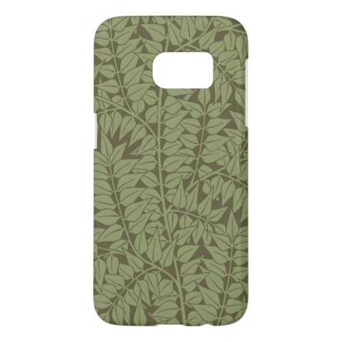 William Morris Branch Leaves Wallpaper Samsung Galaxy S7 Case