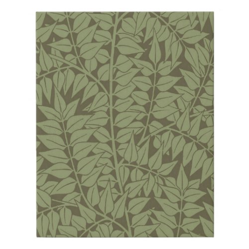 William Morris Branch Leaves Wallpaper Faux Canvas Print