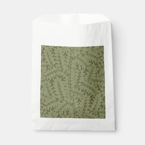 William Morris Branch Leaves Wallpaper Favor Bag