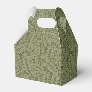 William Morris Branch Leaves Wallpaper Favor Boxes