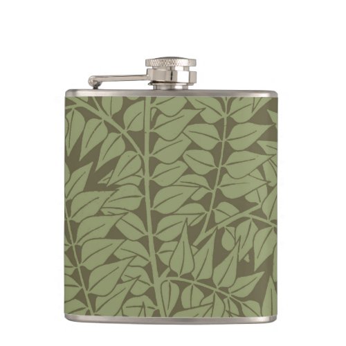 William Morris Branch Leaves Wallpaper Flask