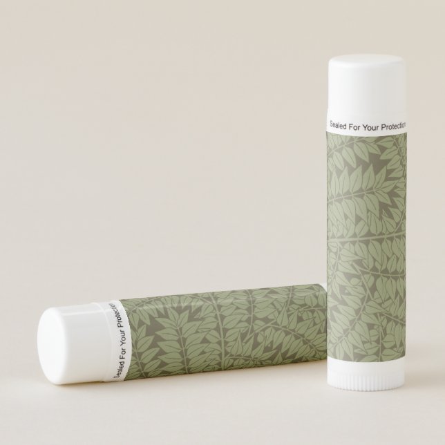 William Morris Branch Leaves Wallpaper Lip Balm (Front)