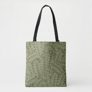 William Morris Branch Leaves Wallpaper Tote Bag