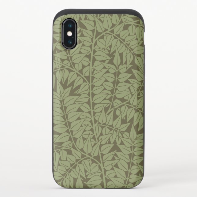 William Morris Branch Leaves Wallpaper Uncommon iPhone Case (Back)