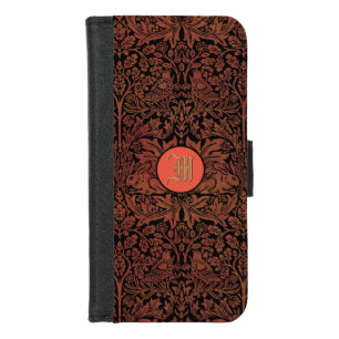 William Morris Brer Rabbit Faux Leather Monogram iPhone 8/7 Wallet Case