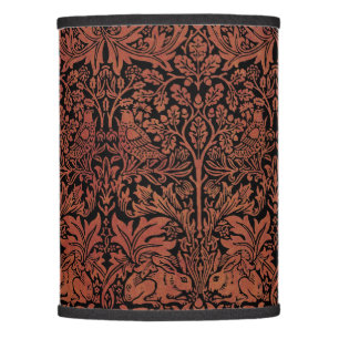 William Morris Brer Rabbit Faux Leather Pattern Lamp Shade
