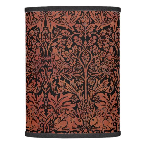 William Morris Brer Rabbit Faux Leather Pattern Lamp Shade
