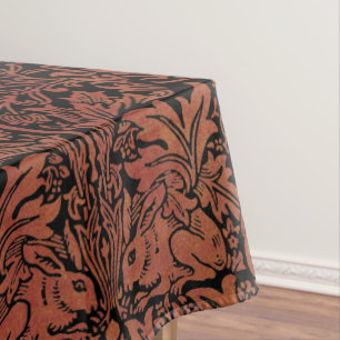 William Morris Brer Rabbit Faux Leather Pattern Tablecloth