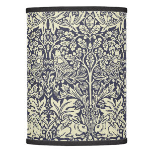William Morris Brer Rabbit Vintage Blue Pattern Lamp Shade