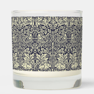 William Morris Brer Rabbit Vintage Blue Pattern Scented Candle