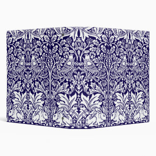 William Morris Brer Rabbit Vintage Pattern 3 Ring Binder