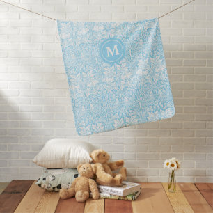 William Morris Brer Rabbit Vintage Pattern Baby Blanket