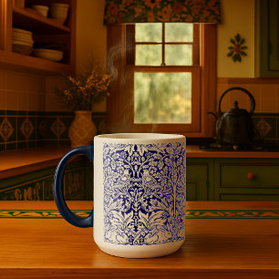 William Morris Brer Rabbit Vintage Pattern Mug