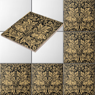 William Morris Brer Rabbit Vintage Pattern Tile