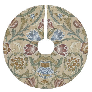 William Morris Brocade Elegant Garden Classic Brushed Polyester Tree Skirt
